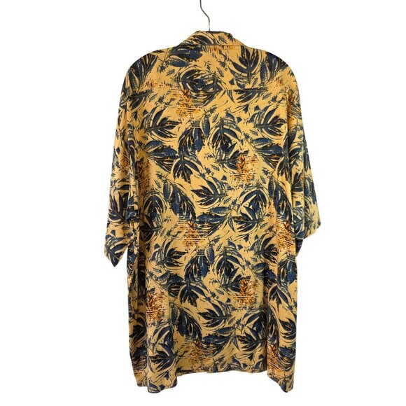 Morro Bay 90s Hawaiian Shirt Sz XL Tropical Print Rayon Korean Made WPL19325 - Picture 3 of 7